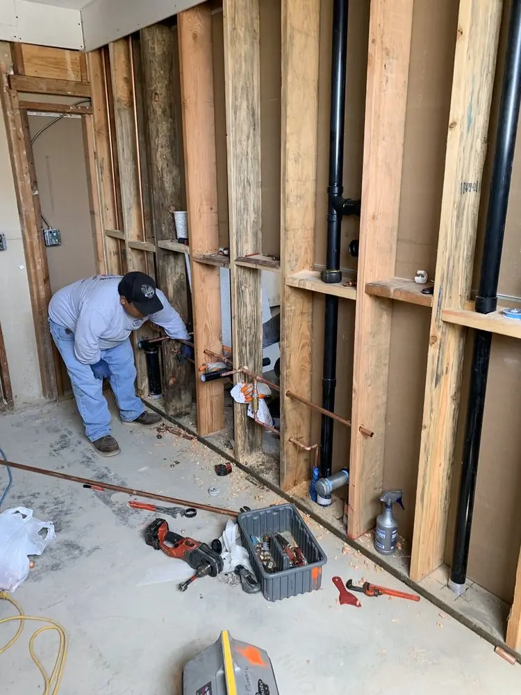 Commercial rough-in plumbing for Commercial Plumbing in Loudon